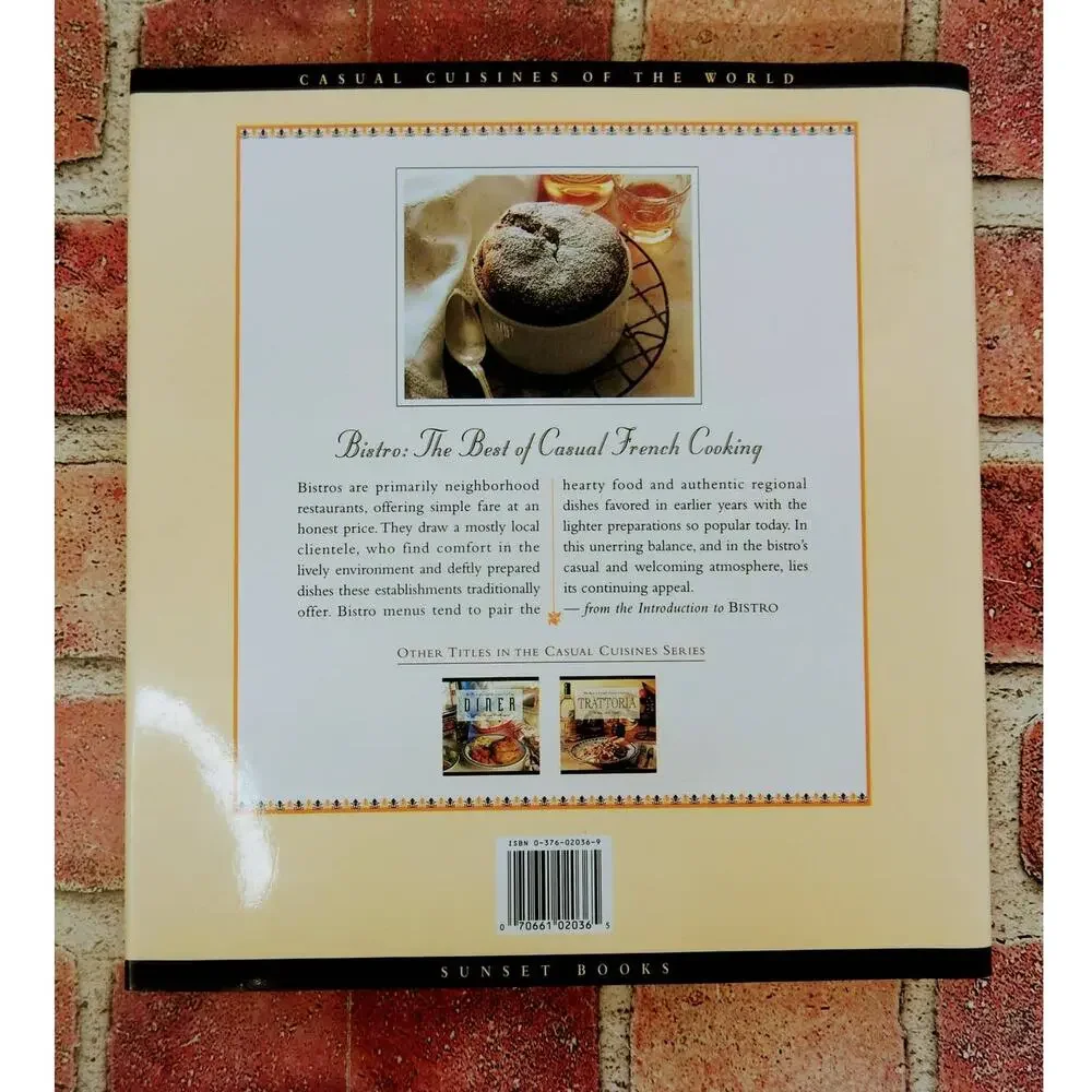 BISTRO Best of Casual French Cooking by Gerald Hirigoyen Vtg 1995‎ HCDJ Cookbook